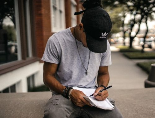 black-man-writing